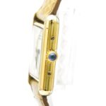 CARTIER Must Tank Vermeil Gold Plated Quartz Ladies Watch 5057001 - Image 4