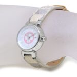 LOUIS VUITTON Tambour PM Azur 28mm QA007Z Japan Exclusive Women's Watch 40162 - Image 2