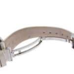 BVLGARI B-zero1 Watch BZ30FDSL Stainless Steel x Leather Flower Quartz Analog Display White Shell Dial Women's - Image 8