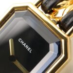 Chanel CHANEL PremiÃ¨re M Watch, Gold Plated Leather, Women's, Black, H0001 - Image 9