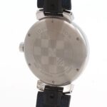 Louis Vuitton Tambour Damier Graphite QA073 SS Quartz Watch - Image 6