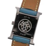 HERMES H-Watch HH1.210 White Dial Blue Silver Color Women's Watch - Image 3
