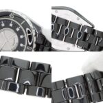 CHANEL H2122 J12 33mm Center Diamond Ceramic/Ceramic Women's Watch - Image 7