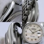 ROLEX Datejust Shell Arabic 16234NA Men's Watch SSx18KWG 40457 - Image 6