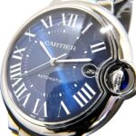 Cartier Ballon Bleu de automatic watch, total weight 119.4g, stainless steel, blue dial, WSBB0061 - Image 3
