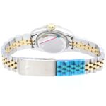 ROLEX Datejust 10P Diamond Houndstooth Gold 69173G Wo 40548 - Image 4