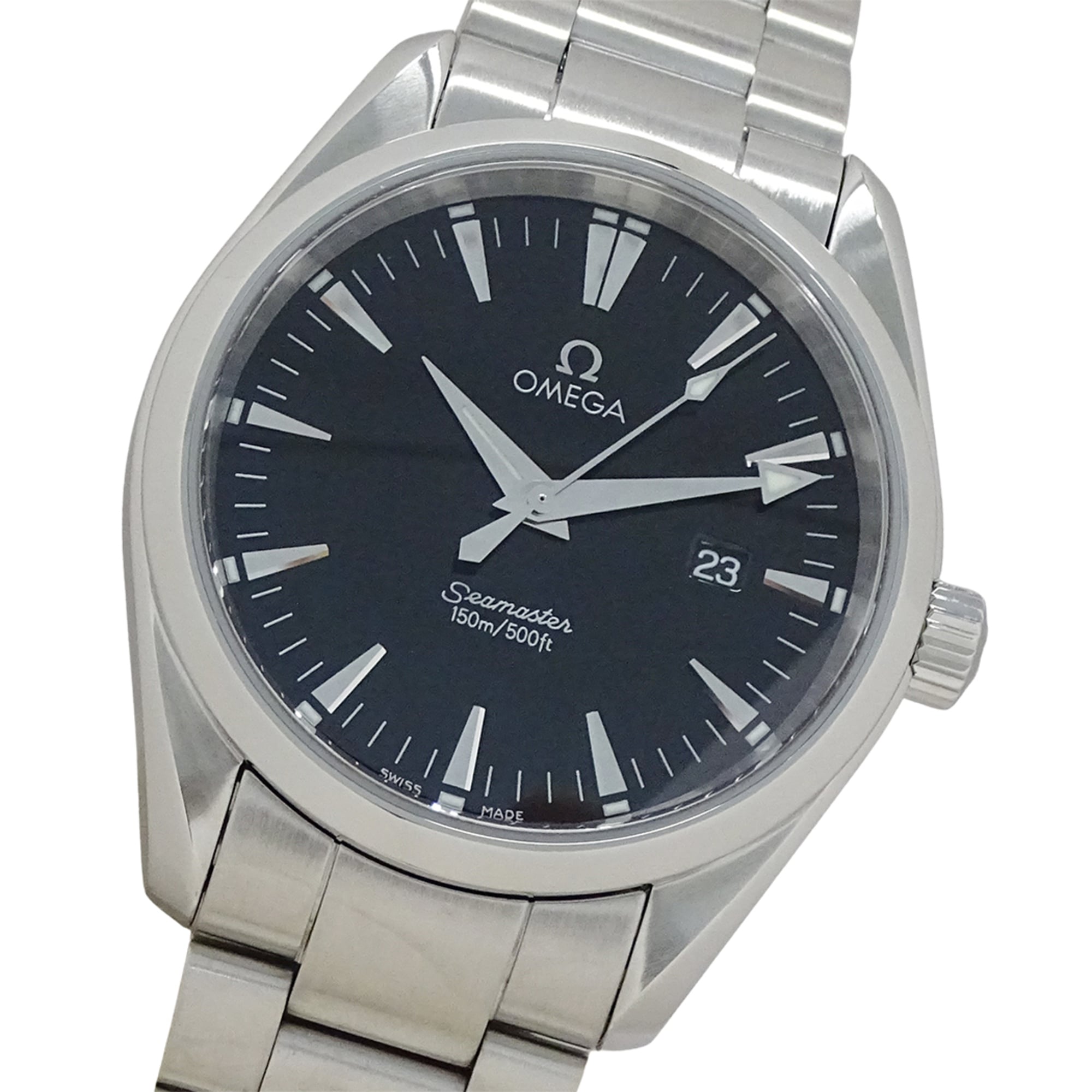 2000_404061d5-f5be-4f87-a180-00aaa747e035.jpg Omega Seamaster Aqua Terra 2517.50 Brand Name Date Quartz Stainless Steel (SS) Silver Black - Image 1