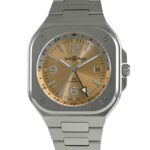 Bell & Ross BR 05 GMT Amber Watch, Japan Limited Edition (99 pieces), BR05G-CH-ST SST
