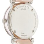 Tiffany & Co. Atlas Watch Z1300.11.11A31A41A Quartz Pink Dial Stainless Steel Leather Ceramic Ladies' - Image 6