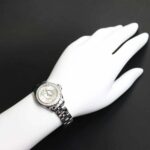 Chanel J12 Chromatic H3402 Ladies' with Diamond Bezel 8 Diamonds Gray Ceramic Quartz Movement - Image 4
