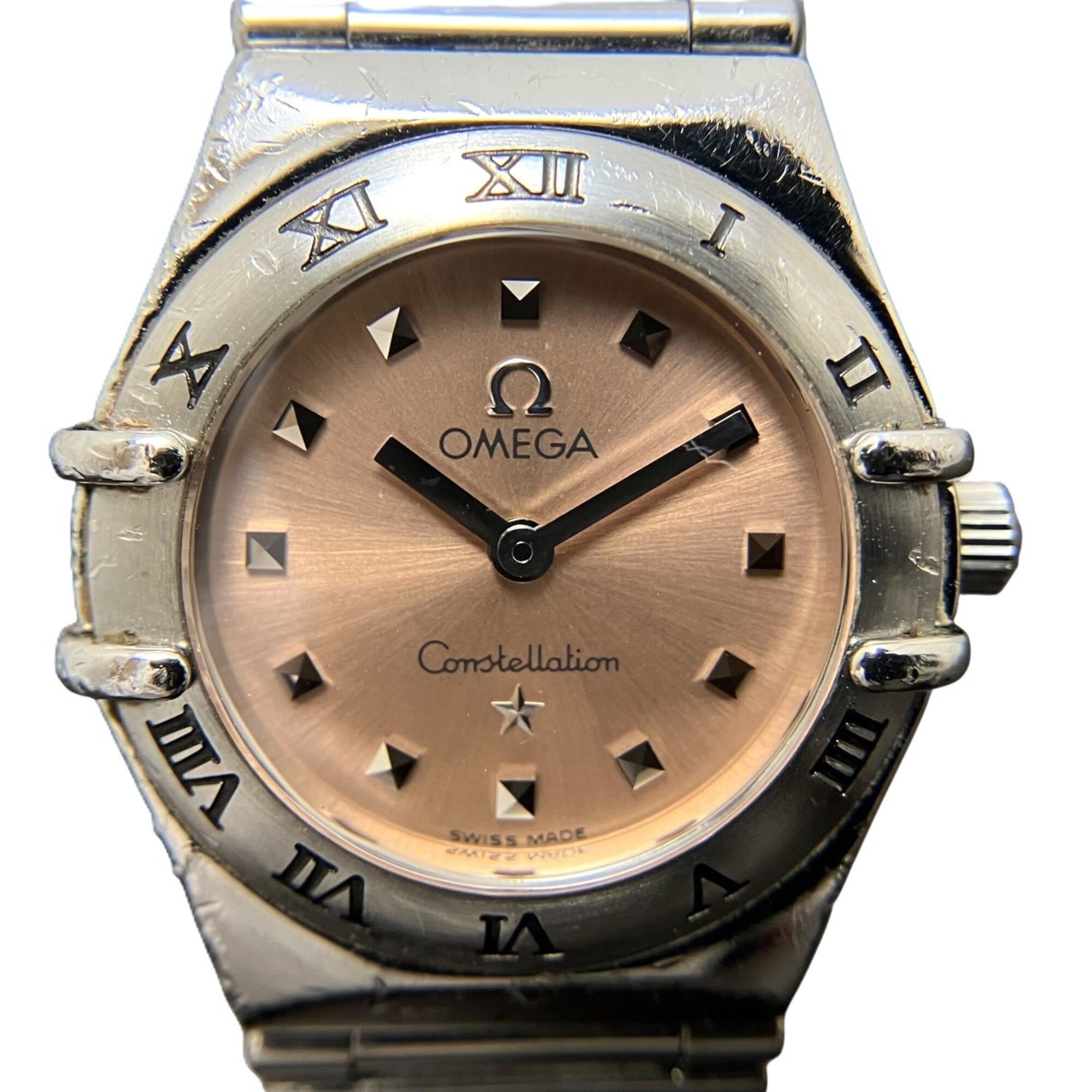 2000_416356d0-7375-4849-beed-712f9c51d256.jpg Omega My Choice Mini Constellation Total Weight 43g Stainless Steel Quartz Movement Copper Dial 1561.61 - Image 1