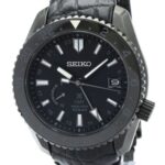 SEIKO Prospex Black Edition Spring Drive Titanium Watch SBDB025(5R66-0BR0)