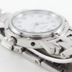 Hermes HERMES Clipper Watch CL4.210 Stainless Steel Quartz Analog Display White Dial Women's S212224805 - Image 8