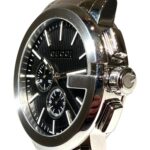Gucci G-Chrono total weight 170.8g stainless steel quartz movement black dial 101.2 - Image 4