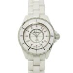 Chanel J12 33mm H2054 Ginza Boutique Limited Edition Wo 11P Pink Sapphire White Ceramic Quartz