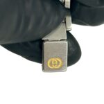 GUCCI 9000L Logo Engraved Stainless Steel Quartz Wrist Silver 26018 - Image 3