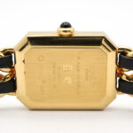 Chanel CHANEL PremiÃ¨re L Gold Plated (GP) Leather Strap Wo Black H0001 - Image 6