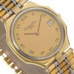Christian Dior Date Watch 45.15.01 Gold-Plated Quartz Analog Display Gold Dial Men's - Image 3
