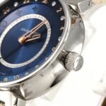 Louis Vuitton Tambour Dual Time 12P Circle D QA142 Stainless Steel Quartz Watch - Image 4