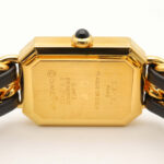 Chanel CHANEL PremiÃ¨re M Watch, Gold Plated Leather, Women's, Black, H0001 - Image 6