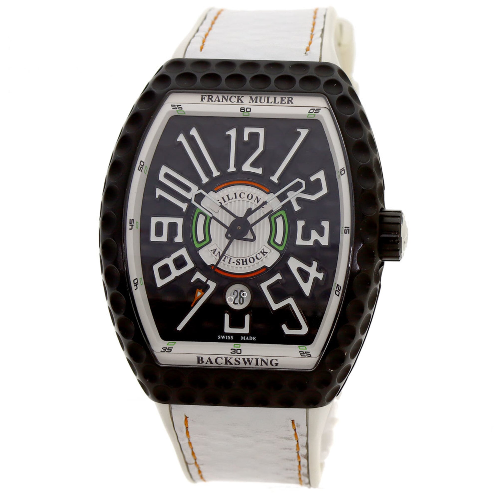 2000_45dc68b3-54c8-453e-b087-a5b2dbc6122b.jpg Franck Muller V45SCDT Golf Vanguard Backswing Watch, Titanium/Rubber, Men's - Image 1