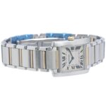 CARTIER Tank FranÃ§aise MM W51006Q4 Watch, Boys' Size, 18K Yellow Gold x Stainless Steel, 40390 - Image 6