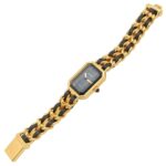 Chanel CHANEL PremiÃ¨re S Watch, Gold Plated (GP), Leather Strap, Women's, Black, H0001 - Image 3