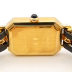 Chanel CHANEL PremiÃ¨re S Watch, Gold Plated (GP), Leather Strap, Women's, Black, H0001 - Image 6