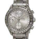 Omega Speedmaster Triple Calendar Watch, Cream White Silver, 3523.30, Chronograph, Automatic Winding, Stainless Steel.