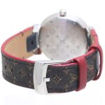 LOUIS VUITTON Tambour MM Rainbow Colored Stones QA159Z Women's Watch 40091 - Image 3