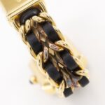 Chanel Premiere S Watch H0001 Gold Plated x Leather Black Quartz Analog Dial Ladies - Image 9