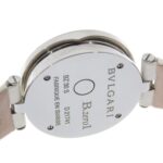 BVLGARI B-zero1 Watch BZ30FDSL Stainless Steel x Leather Flower Quartz Analog Display White Shell Dial Women's - Image 7