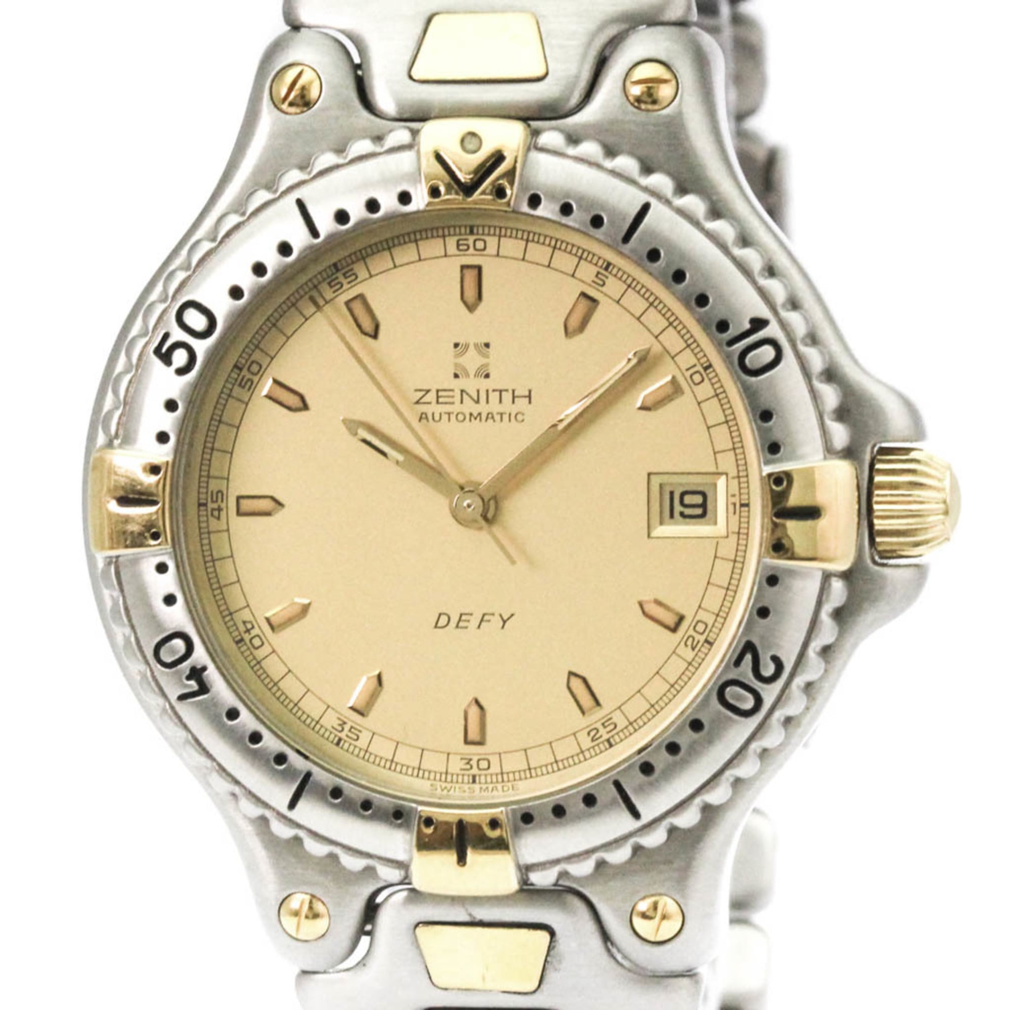 2000_48809f52-2e16-4920-b335-966f2526bfff.jpg ZENITH Defy Gold Plated Steel Automatic Mens Watch 59.2000.462 - Image 1