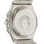 Omega Constellation Chronograph Watch 1542.40 Quartz Navy Dial Stainless Steel Men's OMEGA - Image 6