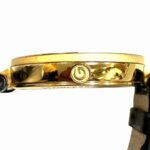 Gucci Interlocking Watch, Total Weight 41.2g, Stainless Steel, Genuine Leather Strap, Quartz Movement, Black Dial, 133.3 - Image 9