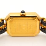 Chanel CHANEL PremiÃ¨re S Watch, Gold Plated (GP), Leather Strap, Women's, Black, H0001 - Image 6