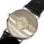 Omega De Ville watch, total weight 18.2g, stainless steel, genuine leather strap, quartz movement, silver dial, 195.0075 - Image 4