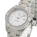 TAG Heuer Aquaracer Diamond Bezel WBD1413.BA0741 Stainless Steel White Shell Dial Quartz Watch 0235 HEUER - Image 2