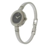 Gucci GUCCI Watch 105 Stainless Steel x Diamond Quartz Analog Display Black Dial Women's - Image 2