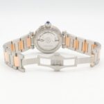Cartier Pasha de watch, 18K pink gold (PG) stainless steel, boys' size, silver tone, W2PA0008 - Image 4