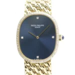 PATEK PHILIPPE Golden Ellipse Diamond 3849 17J Boys' /Wo 18K Yellow Gold 40474