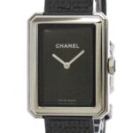 CHANEL Boy-Friend Steel Leather Quartz Ladies Watch H5317 (å¤–è£…ä»•ä¸Šã’æ¸ˆã¿)