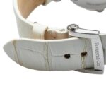 Tiffany & Co. Atlas Heart Date Watch Z1300.11.11A20A71A, Quartz Movement, White Dial, Stainless Steel, Leather, Women's - Image 5