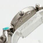 Cartier Pasha C Meridian GMT W31029M7 Silver Dial (Boys' Size) - Image 9