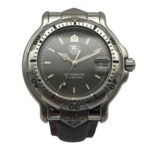 TAG Heuer 6000 Series Professional Men's Analog Quartz Watch with Date, Silver/Gray WH1112 T1