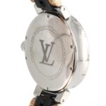 Louis Vuitton Tambour Dual Time 12P Circle D QA142 Stainless Steel Quartz Watch - Image 6