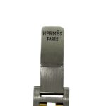 HERMES Vintage Clipper Stainless Steel GP Quartz Wristwatch, Silver/Gold, 29221 - Image 5