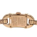 Gucci 6800L Pink Gold Shell Dial Stainless Steel White Quartz Watch 1683GUCCI - Image 6