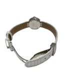 Dior La Di de wrist total weight 21.3g stainless steel genuine leather strap quartz movement white mother-of-pearl dial CD041111 - Image 7