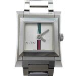 GUCCI Sherry Line 111L Silver Stainless Steel Women's Quartz Watch
